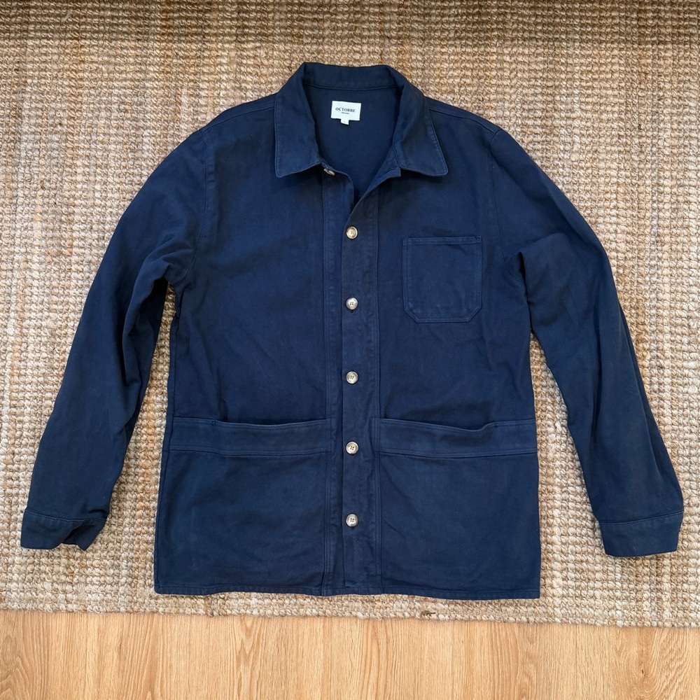 Sézane Will Navy Jacket - Picture 2 of 5